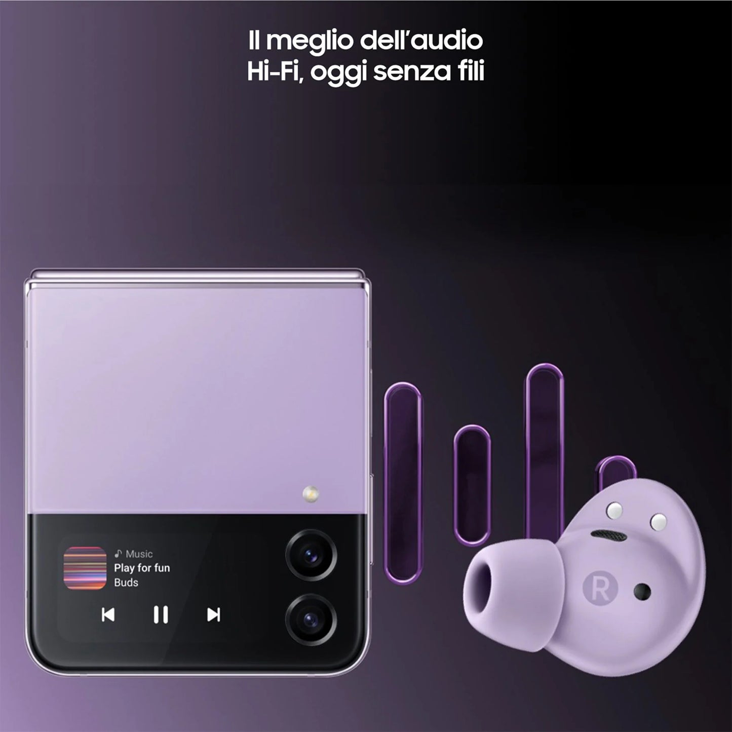 Galaxy Buds2 Pro AURICOLARI Bluetooth Bora Purple