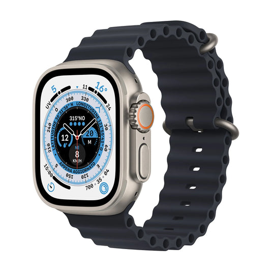 Watch Ultra GPS + Cellular, 49mm Cassa in titanio con Cinturino Ocean mezzanotte